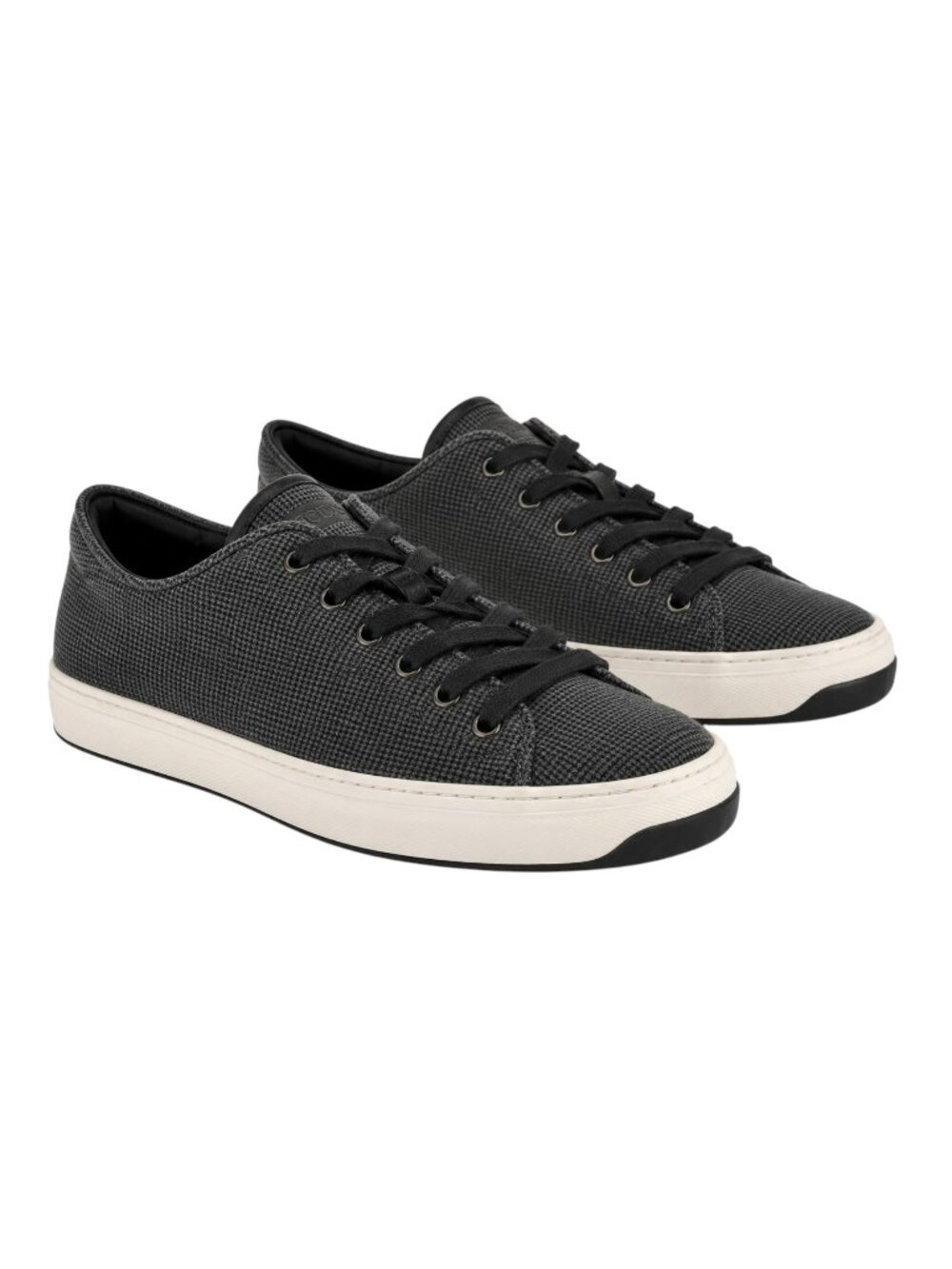 Tod's Allacciato Sneakers Dark Gray Flannel Wool Men's Size 8